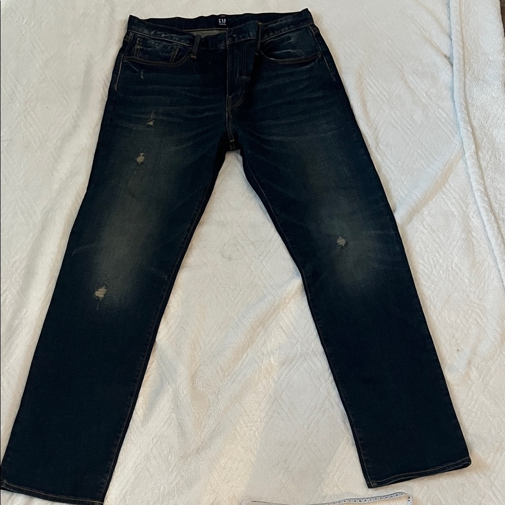 GAP Men's Deep Blue Straight Jeans